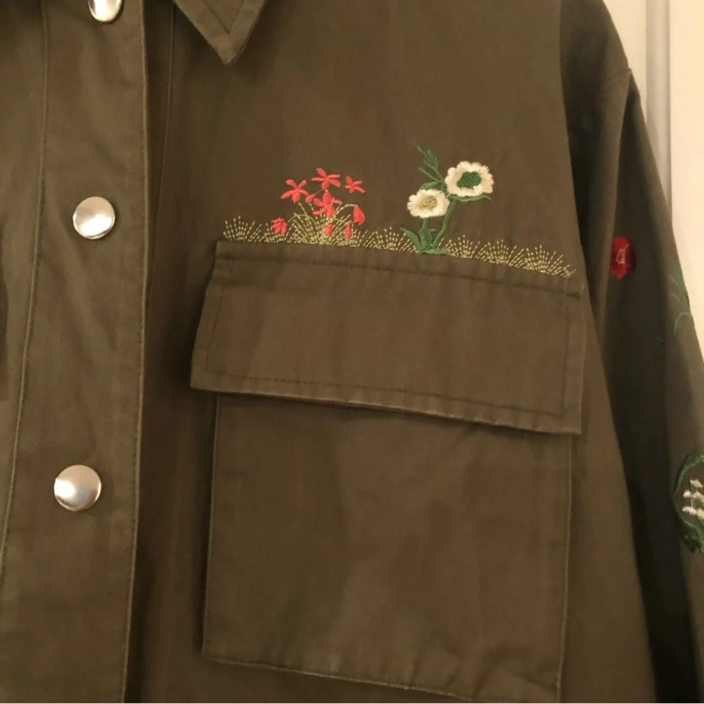 Embroidered Shacket - Picture 3 of 6